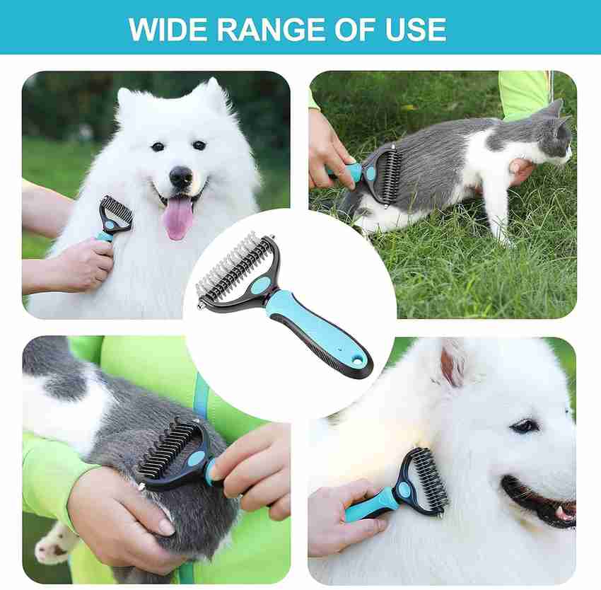 NIRMATSARAY Dematting Brush for Dogs Dog Hair Brush for Grooming pet Hair Remover Brush Basic Comb for Dog Cat Price in India Buy NIRMATSARAY Dematting Brush for Dogs