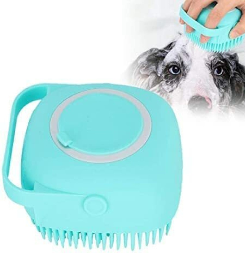 Buy Dog Bath Brush Body Scrubber for Bathing Soft Silicone Brushes Groomers  for Pet Plain/ Bristle Brushes for Dog Cat, Cow, Horse, Dog, Cat, Rabbit,  Monkey, Donkey, Turtle - Lowest price in