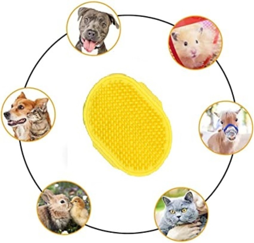 1pc Adjustable Pet Bath Massager Silicone Glove Type Cleaning Supplies For  Cats And Dogs, Dog Shower Attachment