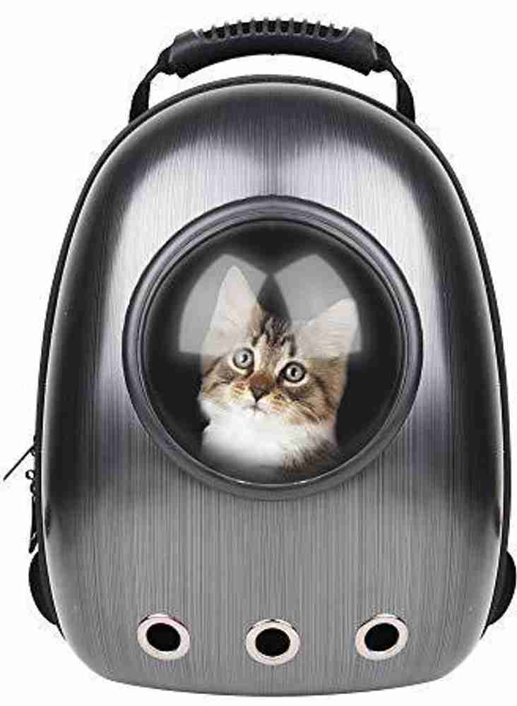 Qpets Hardshell Cat Carrier Backpack Cat Carrier Small Pet Travel