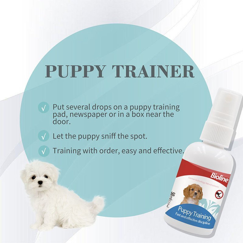 BIOLINE Puppy Training Spray Toilet Training Spray Deodorizer Price in India Buy BIOLINE Puppy Training Spray Toilet Training Spray Deodorizer online at Flipkart