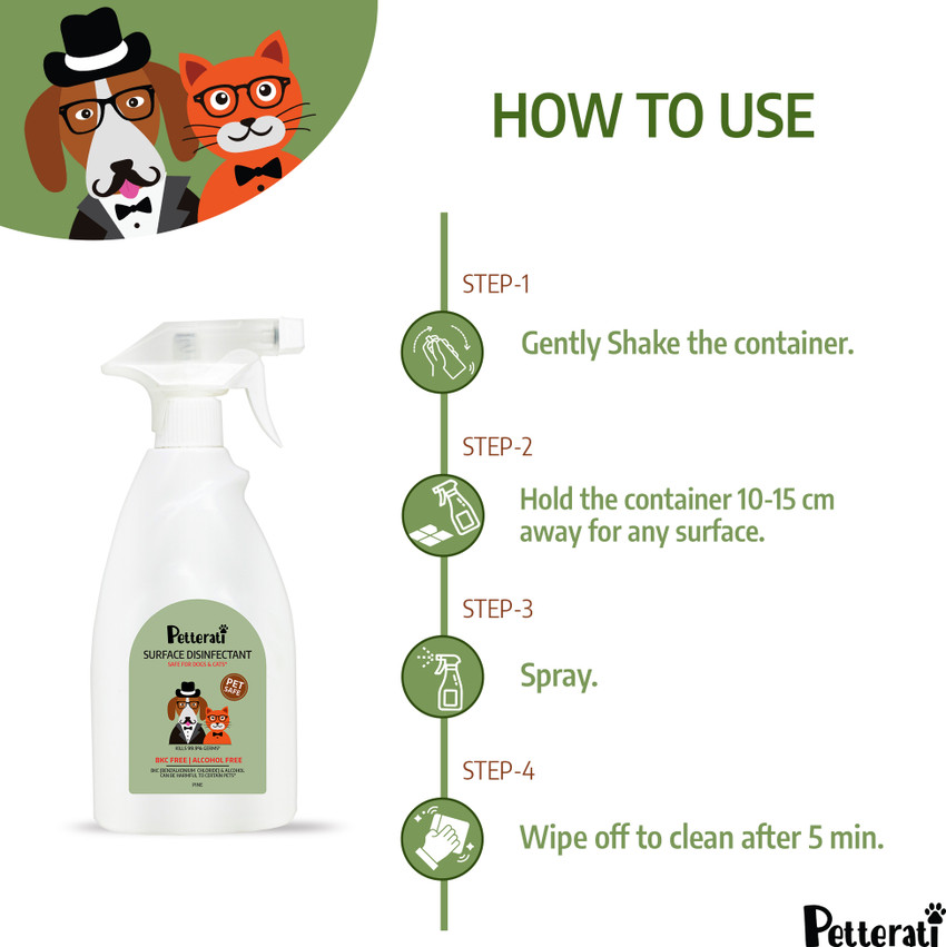 Pet safe disinfectant shop spray