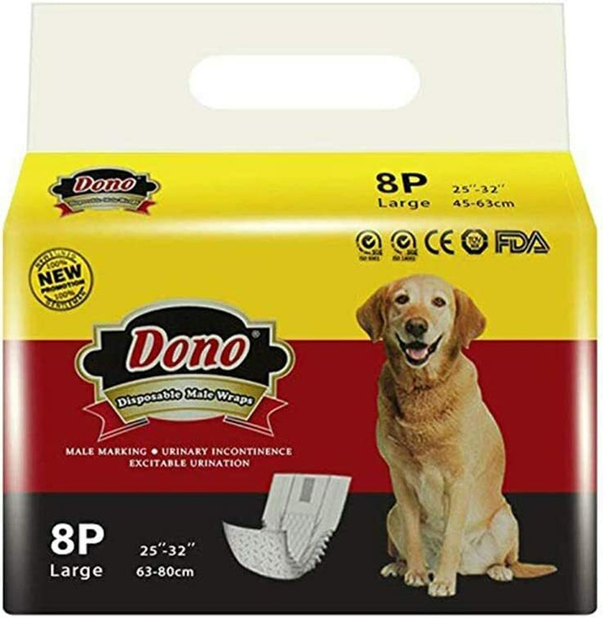 Emily Pets DONO Disposable Male Wraps Dog Diapers Super Absorbent Soft Diapers Male Dogs Disposable Dog Diapers Price in India Buy Emily Pets DONO Disposable Male Wraps Dog Diapers Super Absorbent