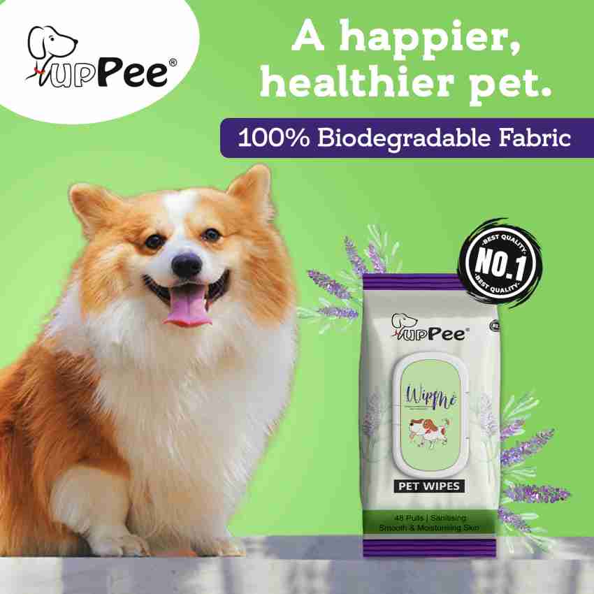 Pets Empire Pet Wipes Dog Cleaning Wipes Natural Aloe Effective