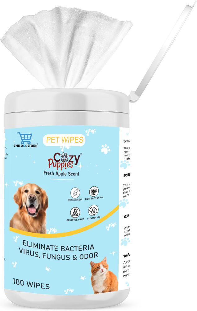 Deodorizing pet wipes best sale