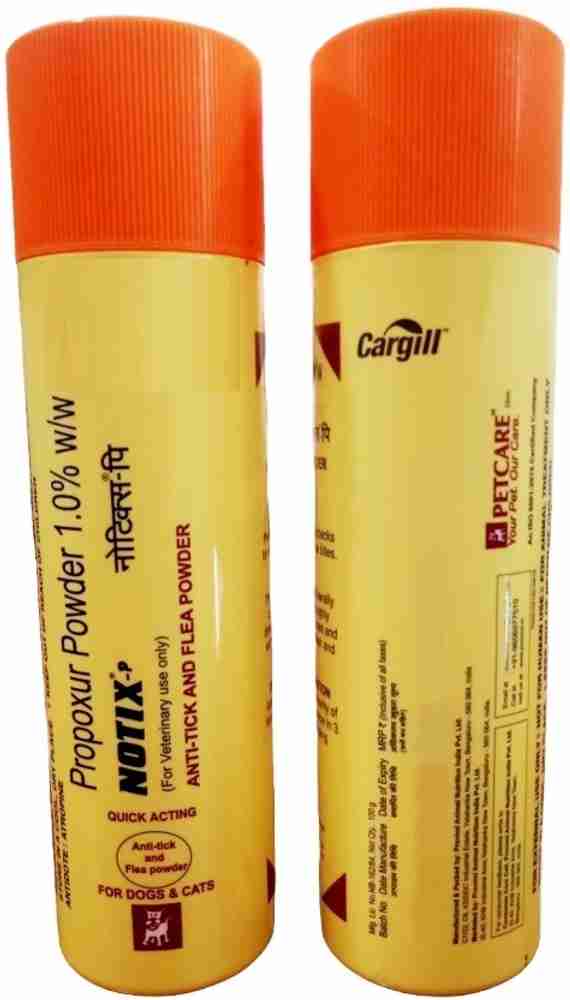 ADILAID Notix Anti Tick and Flea Pet Care Powder for Dogs and Cats 100g Pack of 2 Pet First Aid Kit Price in India Buy ADILAID Notix Anti Tick and