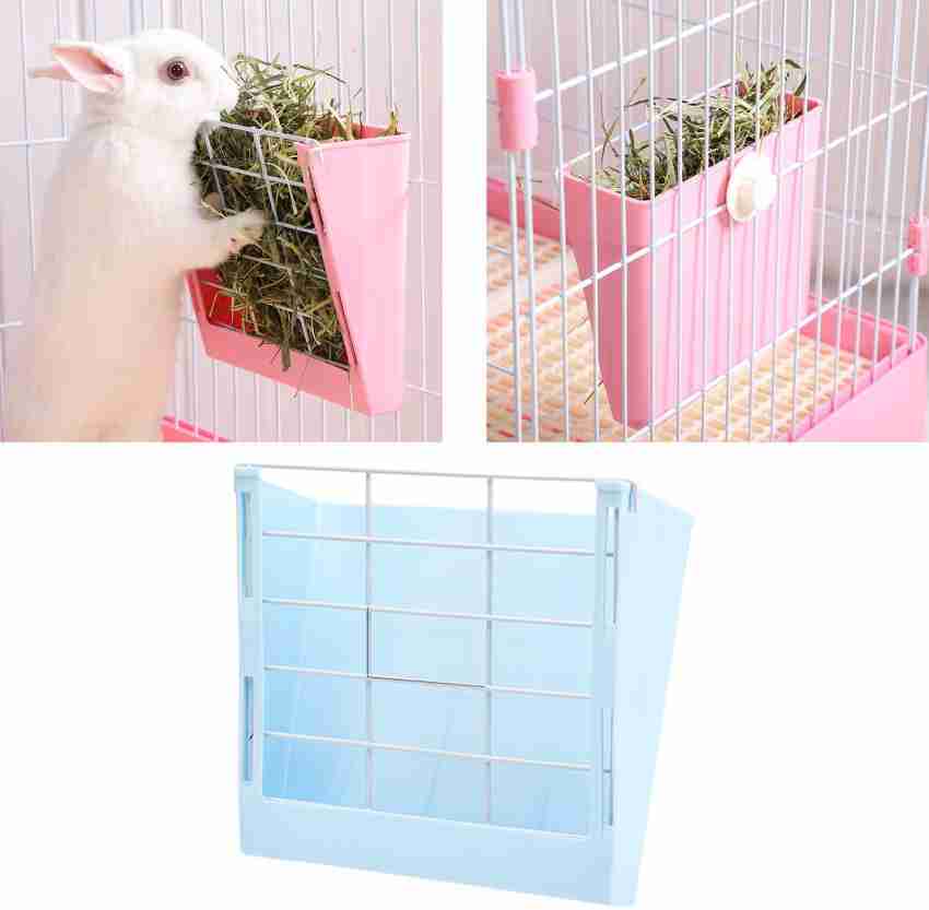 Lyla Rabbit Bunny Hay Feeder Cage Hay Rack Manger Premium 8.8x8.1x3.5inch Blue Plastic Pet Bowl Price in India Buy Lyla Rabbit Bunny Hay Feeder Cage Hay Rack Manger Premium 8.8x8.1x3.5inch Blue Plasti...