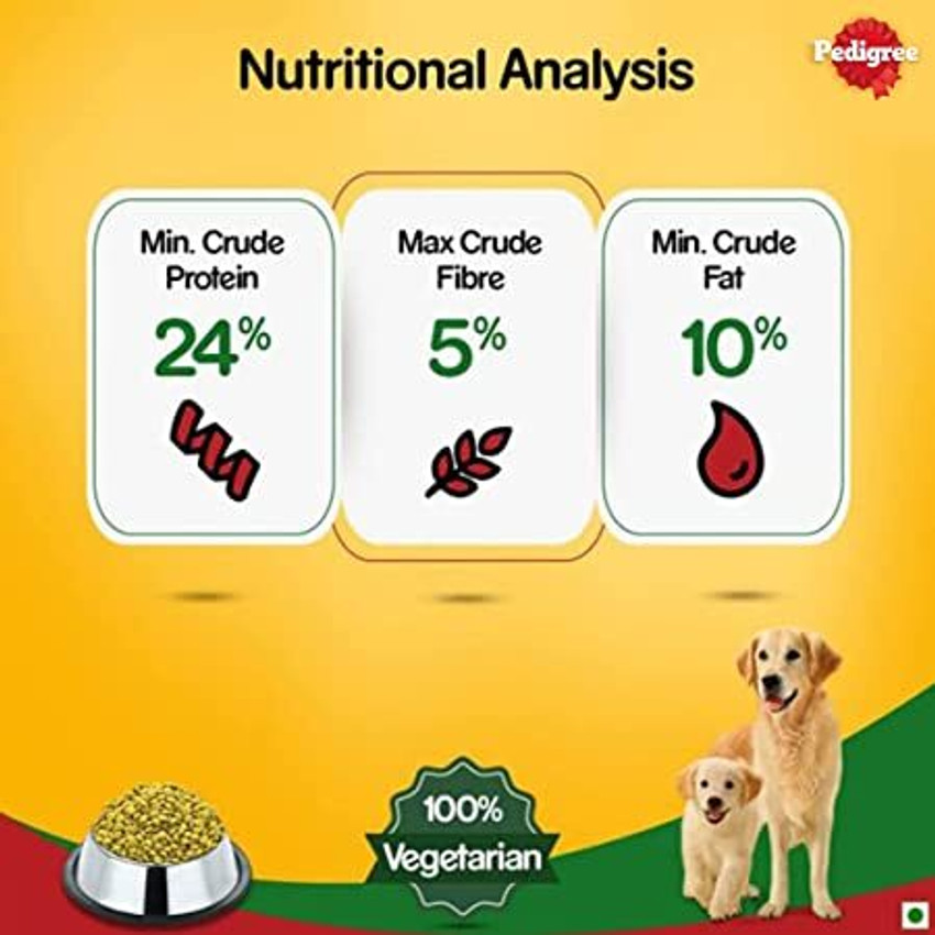 Pedigree vegetarian shop puppy food