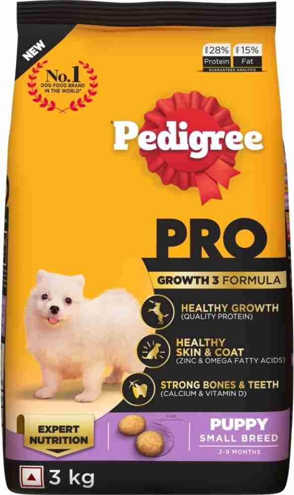 PEDIGREE PRO Puppy Small Breed 2 9 Months 3 kg Dry Young New