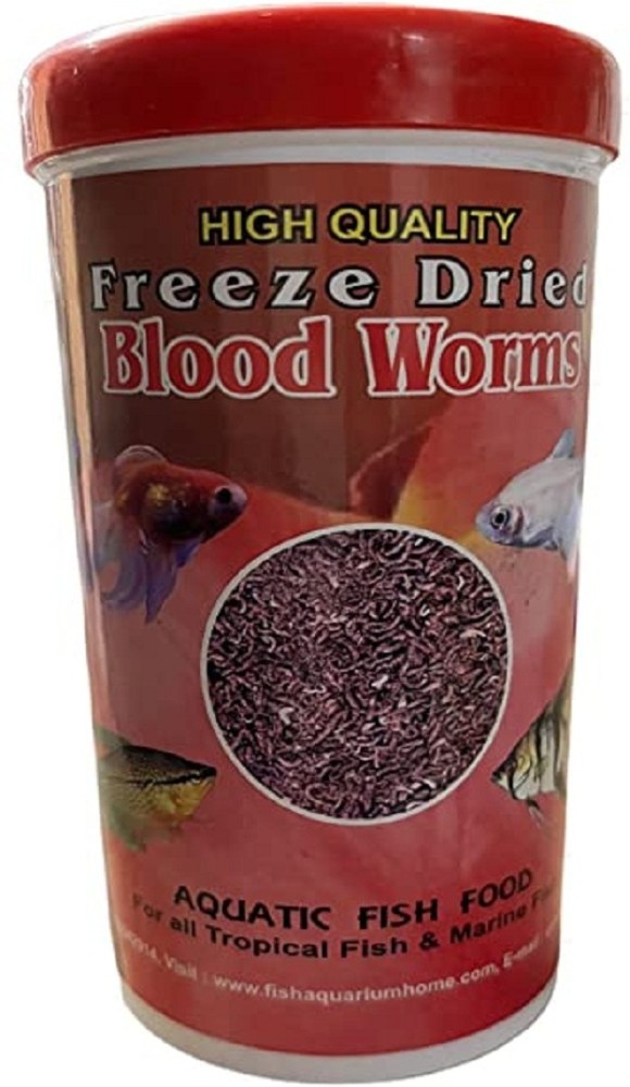 PETBUDDIES WORLD Blood Worms for All Tropical Fish 55gm 0.055 kg Dry Adult,  New Born, Young Fish Food Price in India - Buy PETBUDDIES WORLD Blood Worms  for All Tropical Fish 55gm