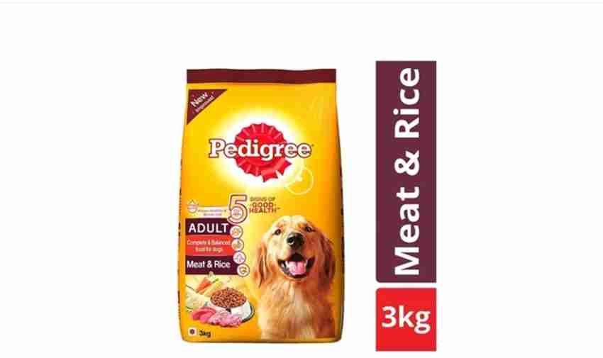 Pedigree meat 2024 and rice 3kg