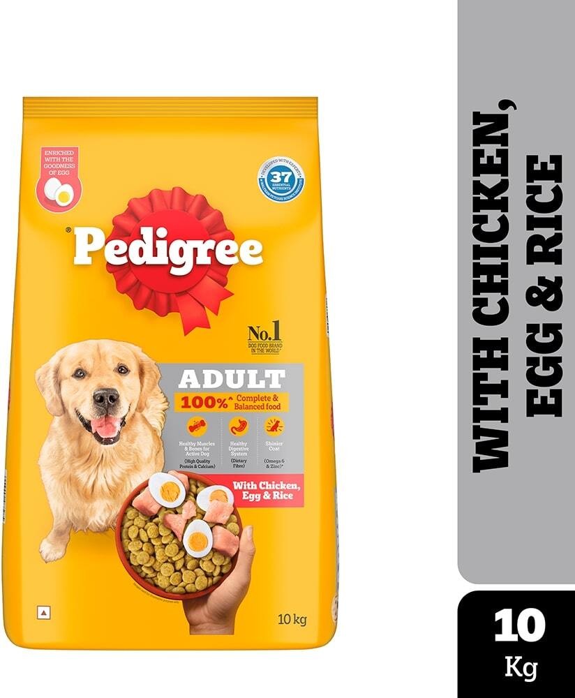 PEDIGREE High Protein Variant Chicken Egg Rice 10 kg Dry Adult Dog Food Price in India Buy PEDIGREE High Protein Variant Chicken Egg Rice 10 kg Dry Adult Dog Food online