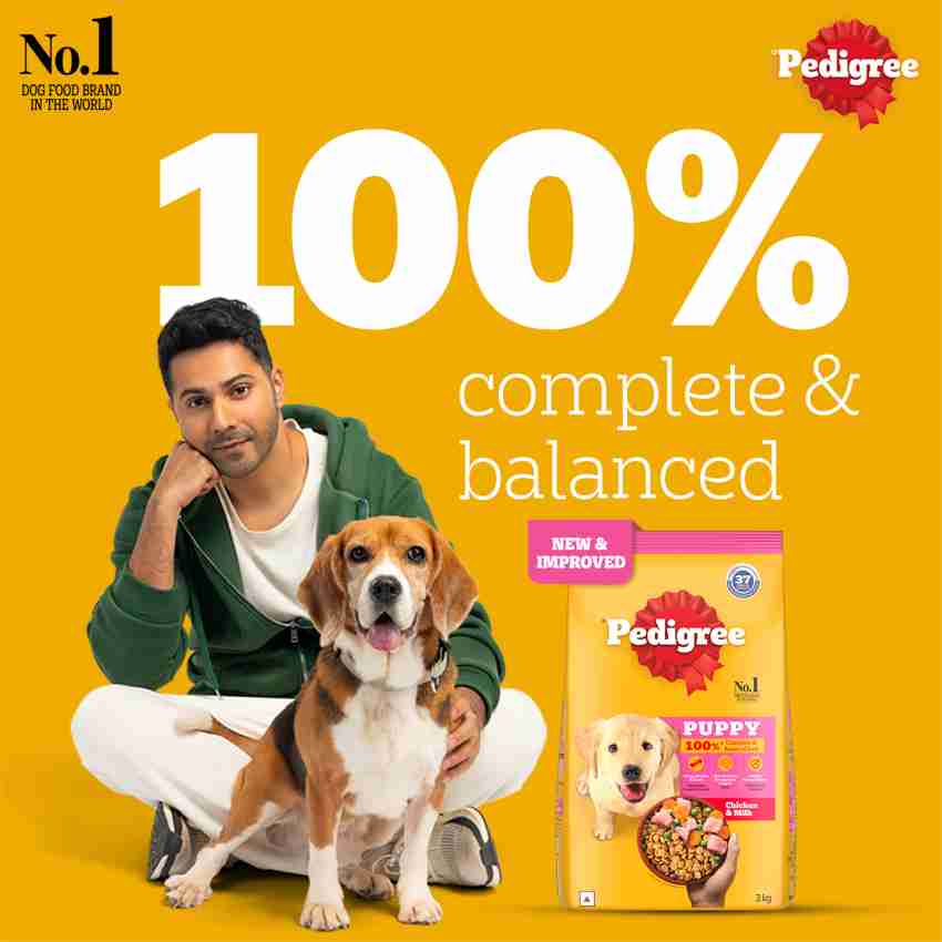 PEDIGREE Puppy Chicken Milk 3 kg Dry New Born Dog Food Price in India Buy PEDIGREE Puppy Chicken Milk 3 kg Dry New Born Dog Food online at Flipkart