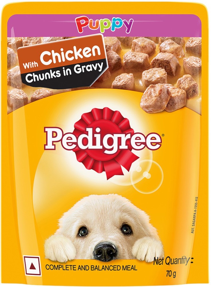 PEDIGREE Gravy Chicken 2.1 kg 30x0.07 kg Wet Young Dog Food