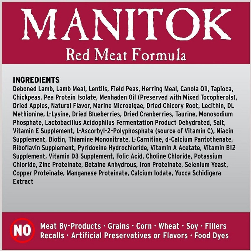 Annamaet Annamaet Grain Free Manitok Red Meat Formula Dry Dog Food 5.43 kg Dry Young Dog Food Price in India Buy Annamaet Annamaet Grain Free Manitok Red Meat Formula Dry Dog Food 5.43
