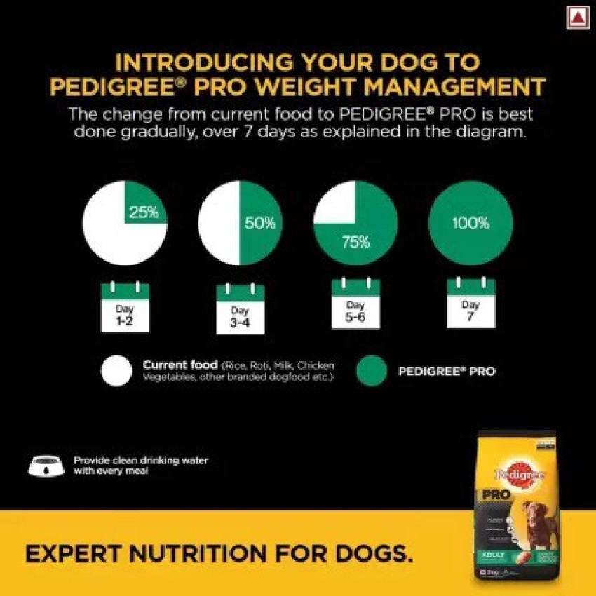 PEDIGREE PRO Expert Nutrition for Adult 2 Years Weight