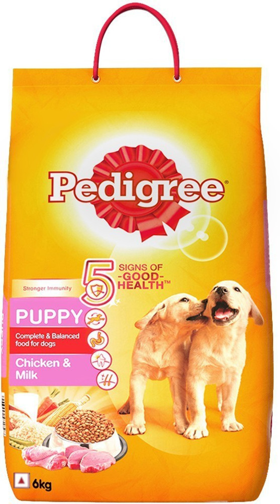 PEDIGREE Puppy Milk Chicken 6 kg Dry New Born Dog Food Price in India Buy PEDIGREE Puppy Milk Chicken 6 kg Dry New Born Dog Food online at Flipkart