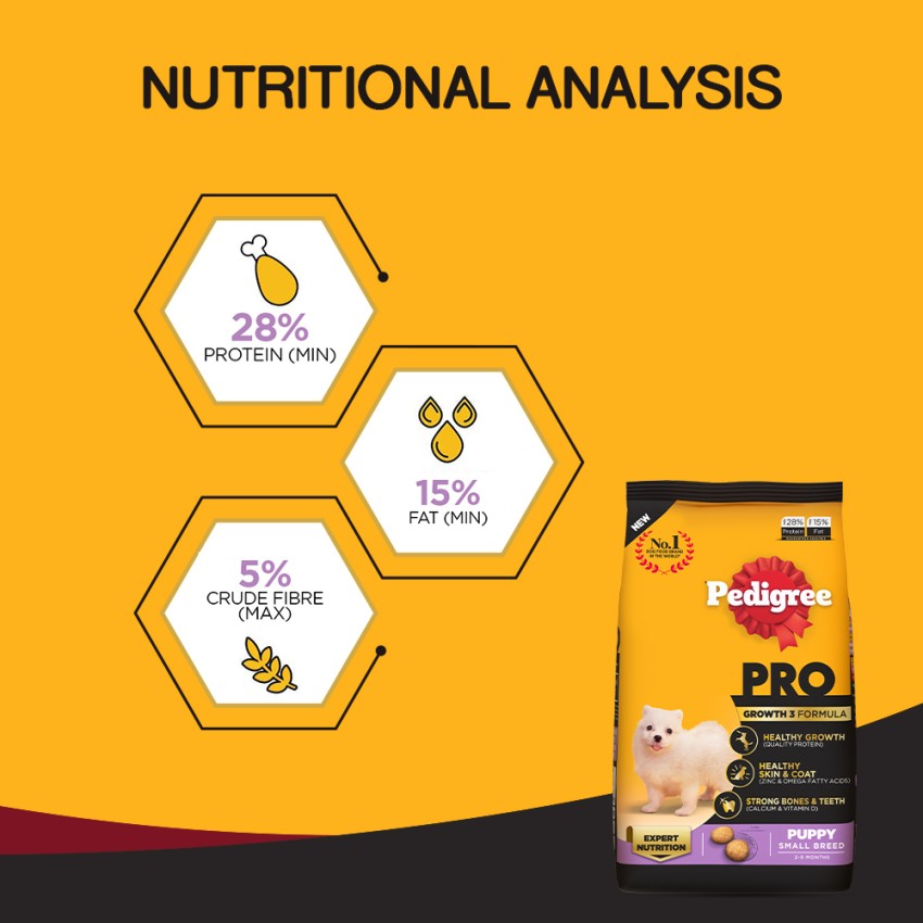 PEDIGREE PRO Puppy Small Breed 2 9 Months 3 kg Dry Young New Born Dog Food Price in India Buy PEDIGREE PRO Puppy Small Breed 2 9 Months 3 kg Dry Young New