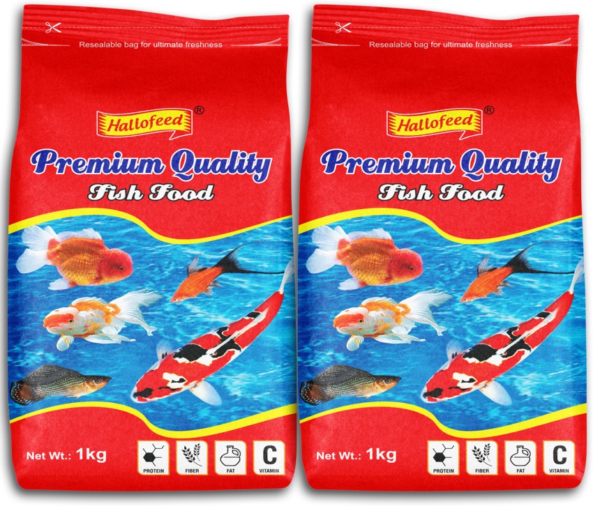 Optimum Highly Nutritious Fish Food Rice 1 kg Dry Adult, Young