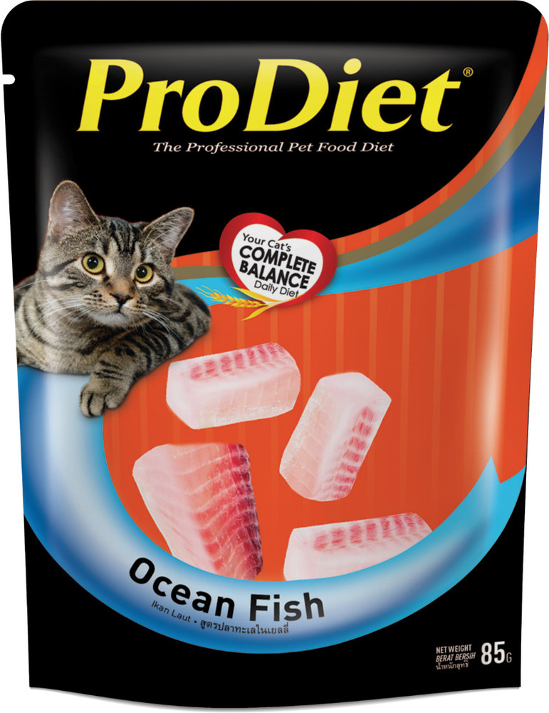 Prodiet Wet Cat Food for Adult Ocean Fish Flavour 12 x 85g Fish