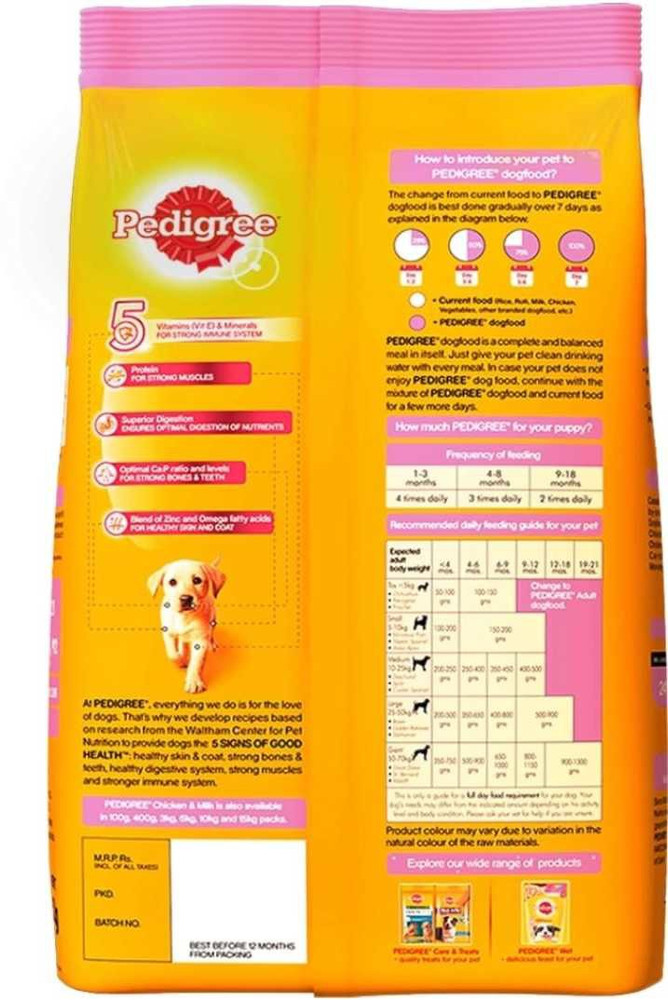 Pedigree 4kg outlet price