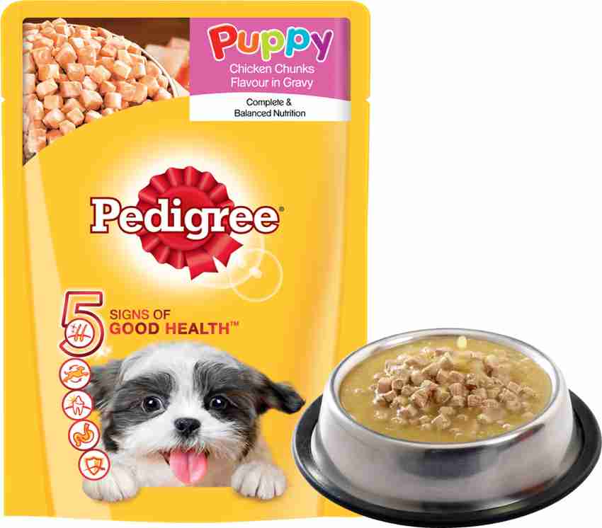 PEDIGREE Gravy Chicken 0.07 kg Wet New Born Dog Food Price in India Buy PEDIGREE Gravy Chicken 0.07 kg Wet New Born Dog Food online at Flipkart