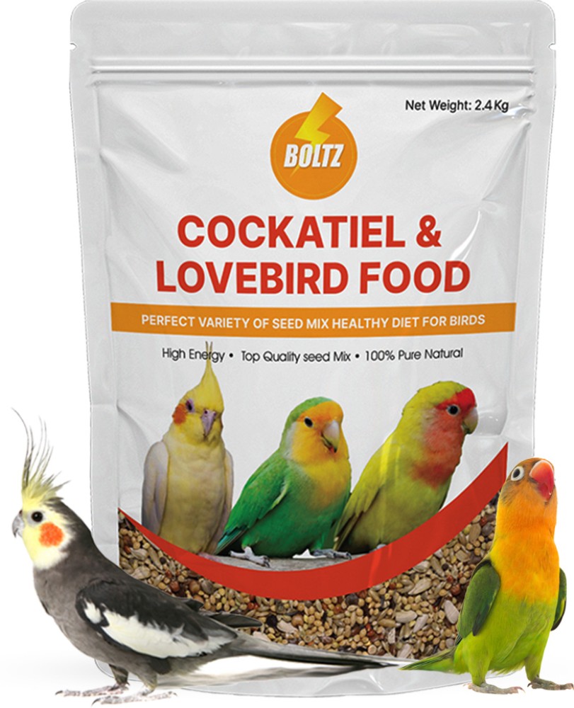 BOLTZ Premium Bird Food for Cockatiel Lovebird and parrots 2.4 kg