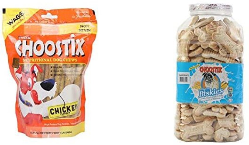 Choostix chicken outlet dog treat 450g