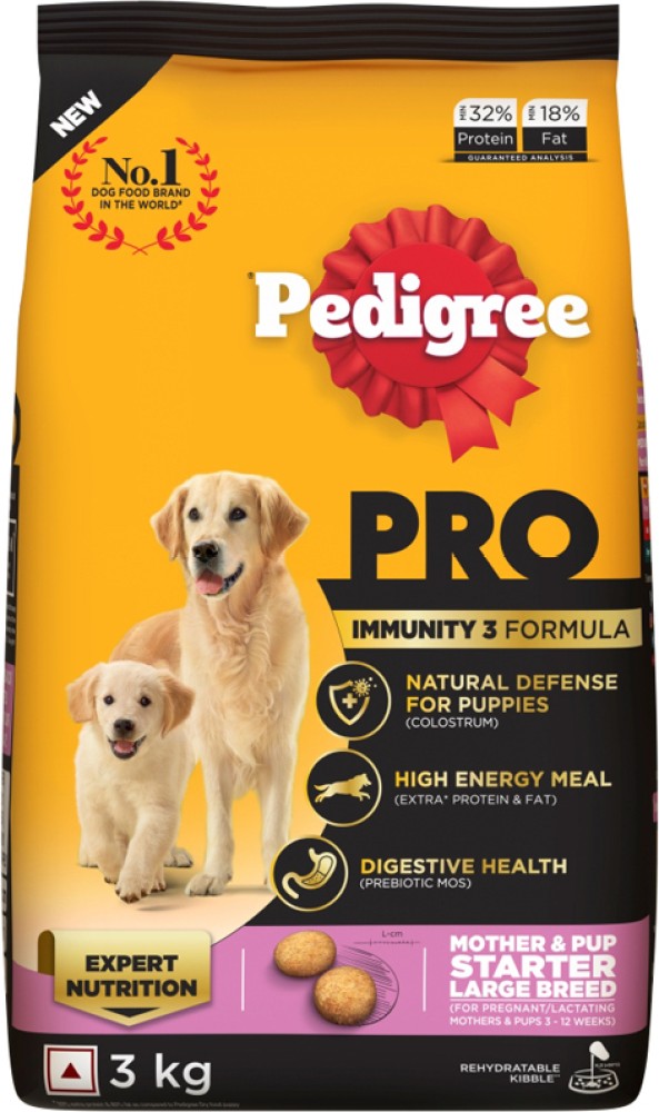 Pedigree starter mother 2025 & pup 3kg price