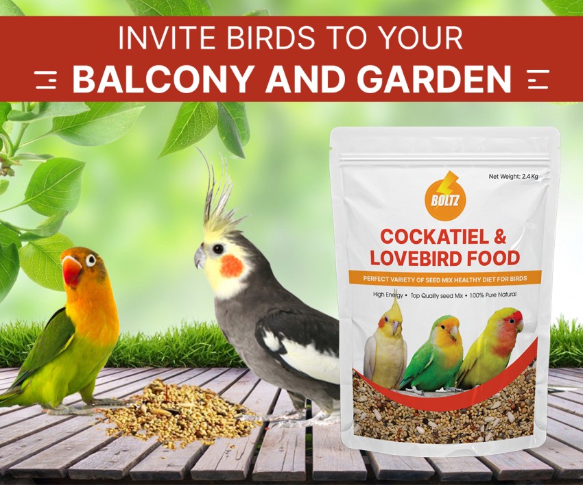 BOLTZ Premium Bird Food for Cockatiel Lovebird and parrots 2.4 kg