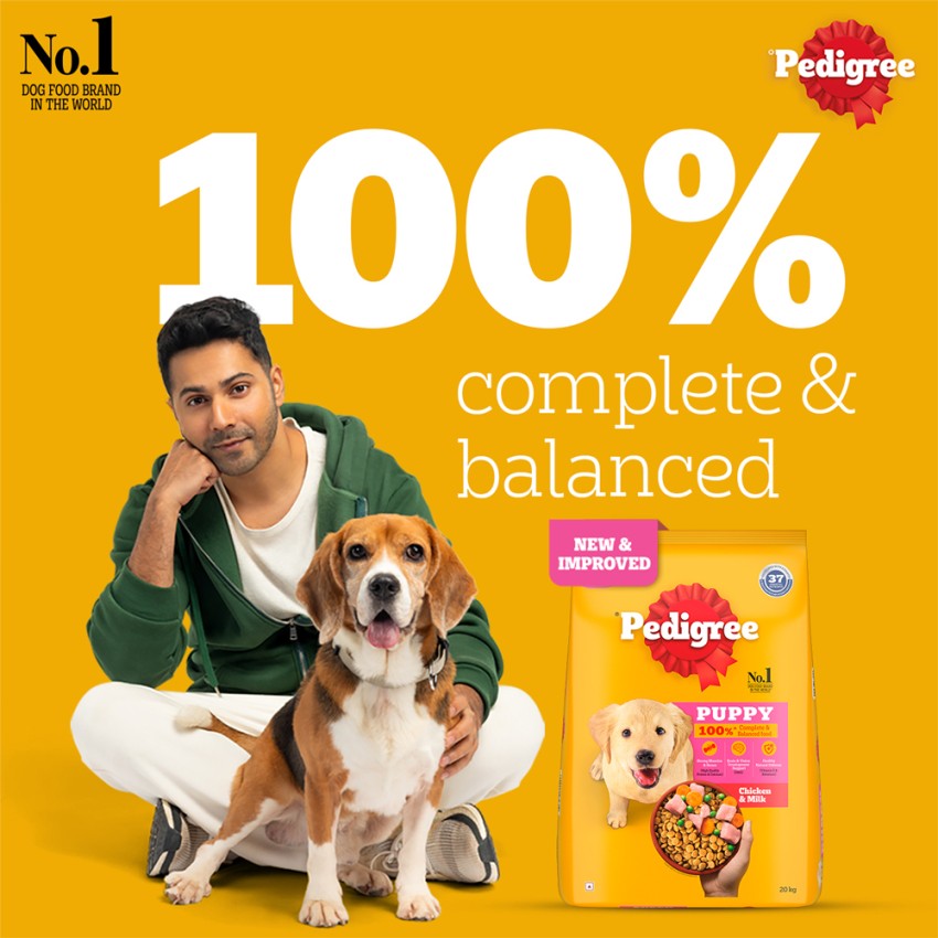 PEDIGREE Milk Chicken Milk 20 kg Dry New Born Dog Food Price in India Buy PEDIGREE Milk Chicken Milk 20 kg Dry New Born Dog Food online at Flipkart