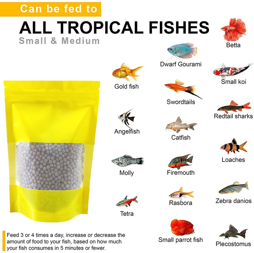 Aquarium fish food types store