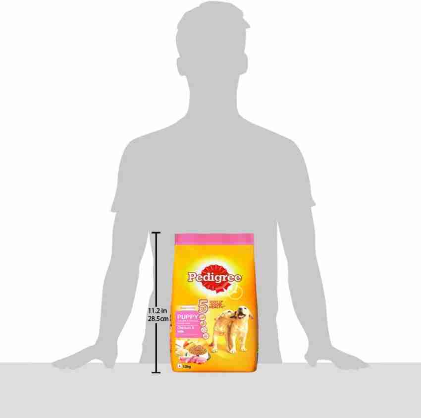 PEDIGREE Puppy Chicken Milk 1.2 kg Dry New Born Dog Food Price in