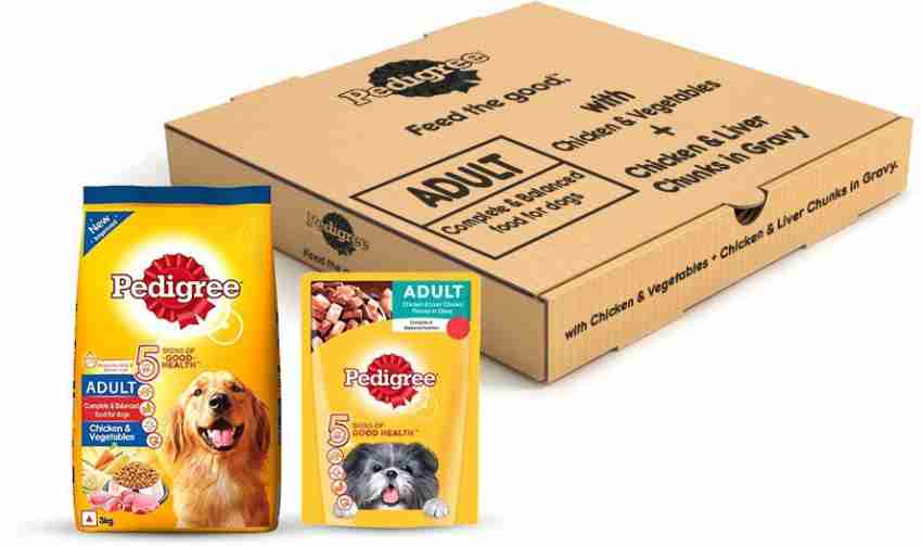 Pedigree combo hotsell meal pack