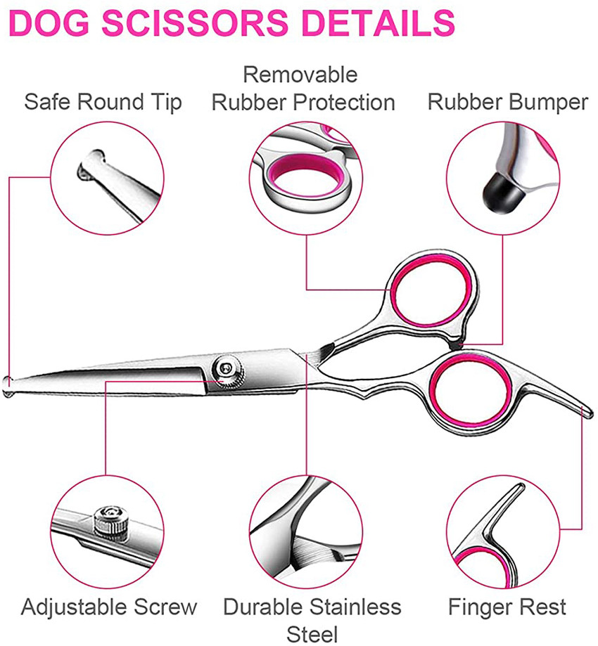 Dog deals trimmer scissors