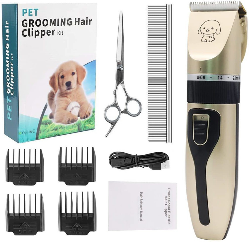 Qpets Pet Hair Thick Coats Clippers Trimmers Set Suitable for