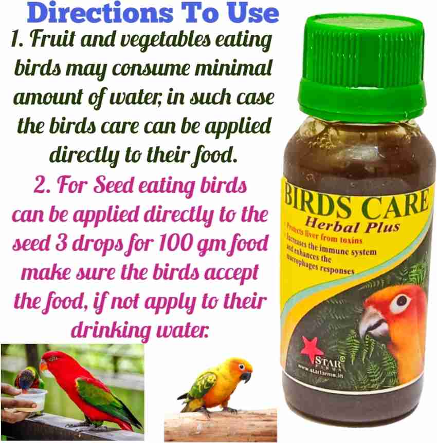 Jeffrey Birds Care Herbal Syrup Bird Health Supplements Pet