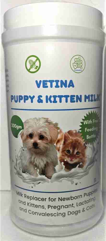 Can you use kitten 2025 milk replacer for puppies