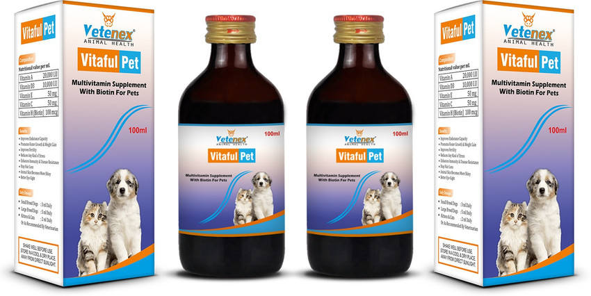 Multivitamin syrup shop for puppy