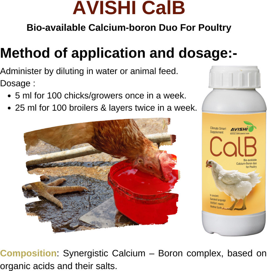 Avishi Poultry CalB Calcium Boron Pet Health Supplements Price in India Buy Avishi Poultry CalB Calcium Boron Pet Health Supplements online at Flipkart