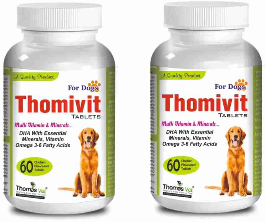 SAVSUBH Thomivit Tablets Multivitamin Minerals For Dogs Pack of 2 Pet Health Supplements Price in India Buy SAVSUBH Thomivit Tablets Multivitamin Minerals For Dogs Pack of 2