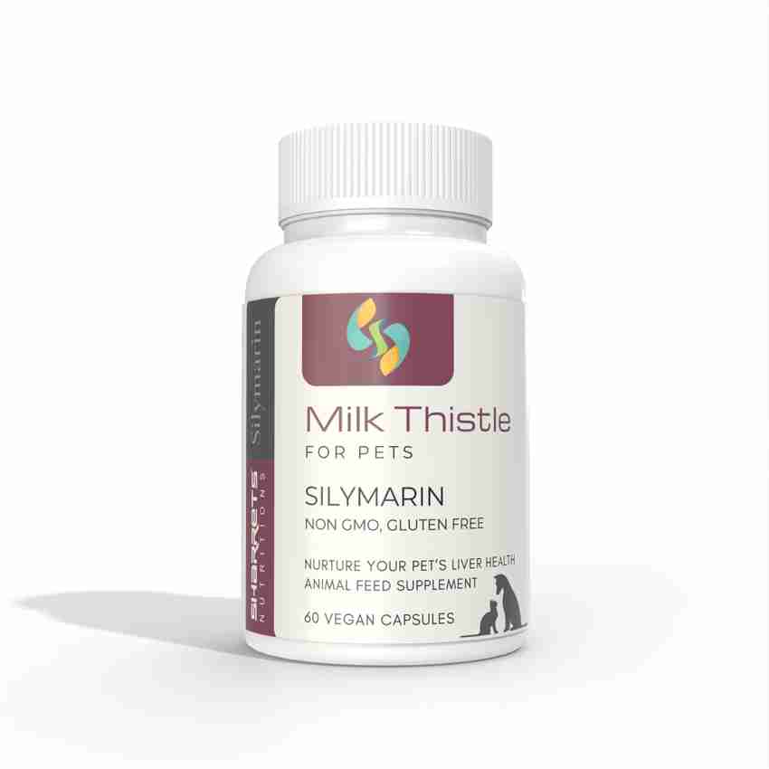 SHARRETS Milk Thistle for Dogs Cats 3 x 60 Veggie Capsules Liver Support Supplement Silymarin Cat Dog Liver Cleanse Pet Health Supplements Price in India Buy SHARRETS