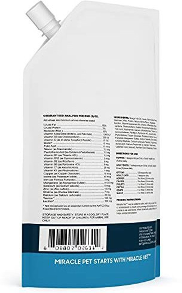 Miracle vet high hotsell calorie weight gainer