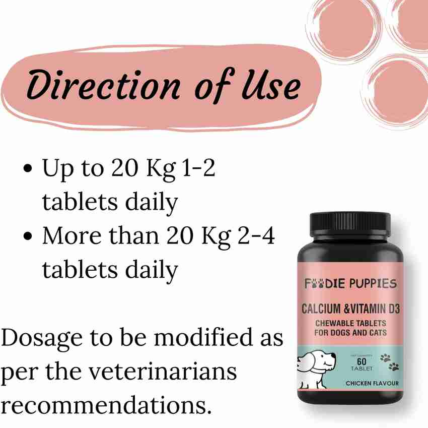 Vitamin d3 for dogs dosage on sale