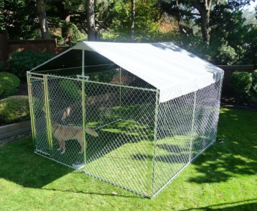 Kennel Universal All Season Waterproof Dog Cage Cover Roof XL 10ft. X 10ft Dog Cat Cage Price in India Buy Kennel Universal All Season Waterproof Dog Cage Cover Roof