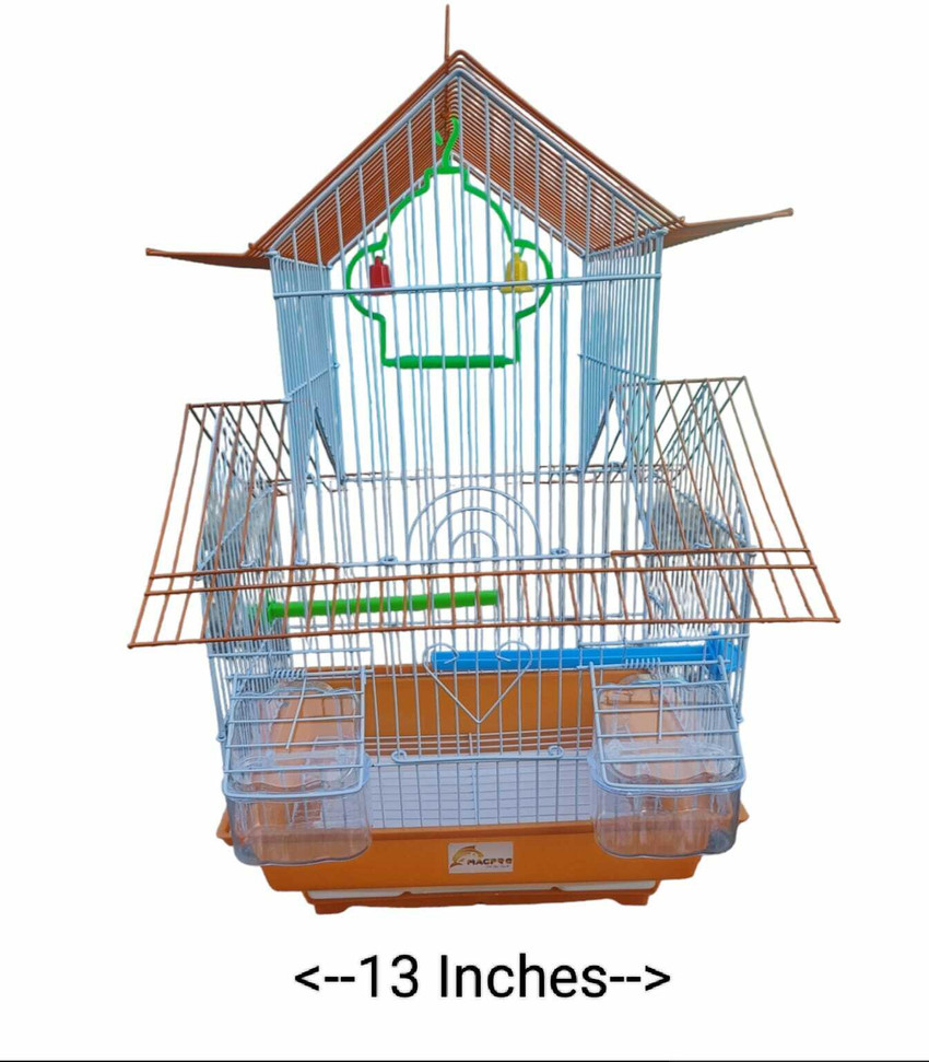 RPM Orange Double Tent Birds Cage Bird Cage Price in India Buy