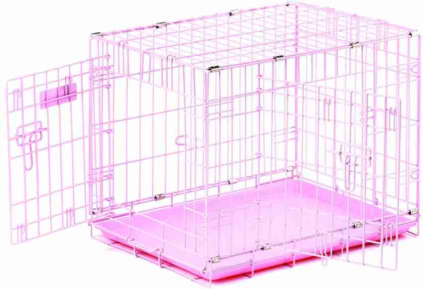 Pink dog kennel large outlet