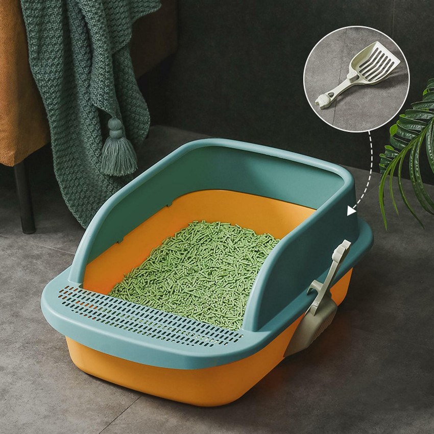 Lyla Pet Toilet Pan Cat Litter Box for Sand Box Supplies Small Animals Kitten Yellow Dog House Price in India Buy Lyla Pet Toilet Pan Cat Litter Box for Sand Box