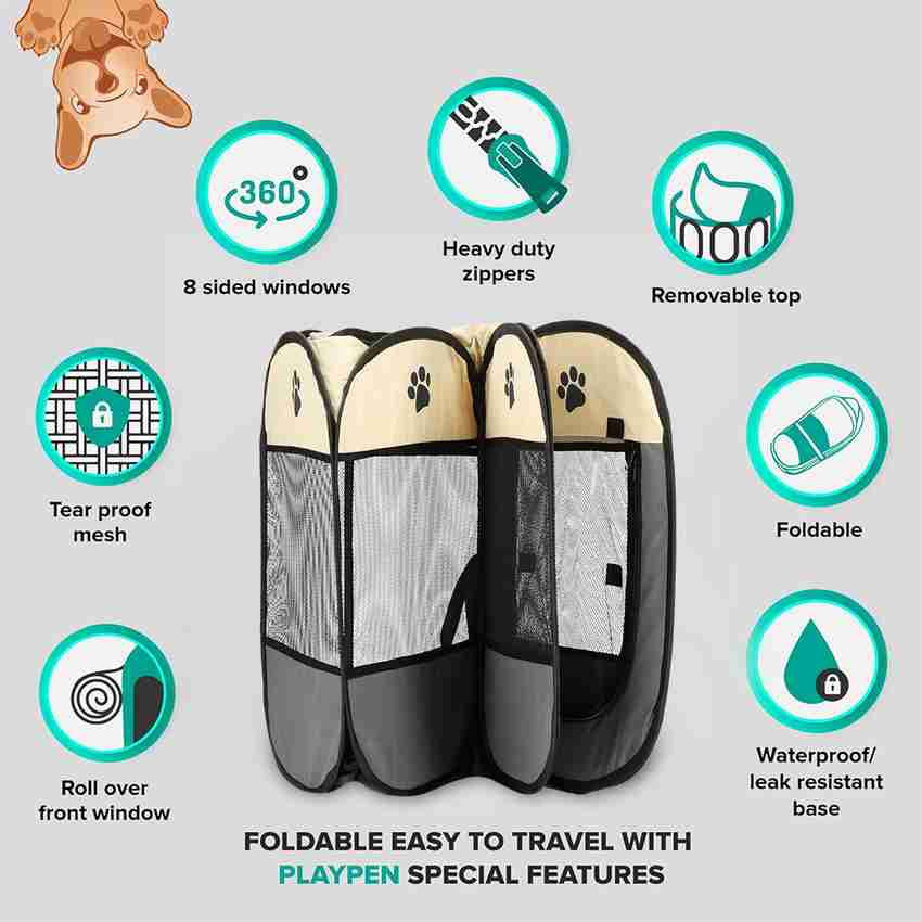 Foldable pet enclosure best sale