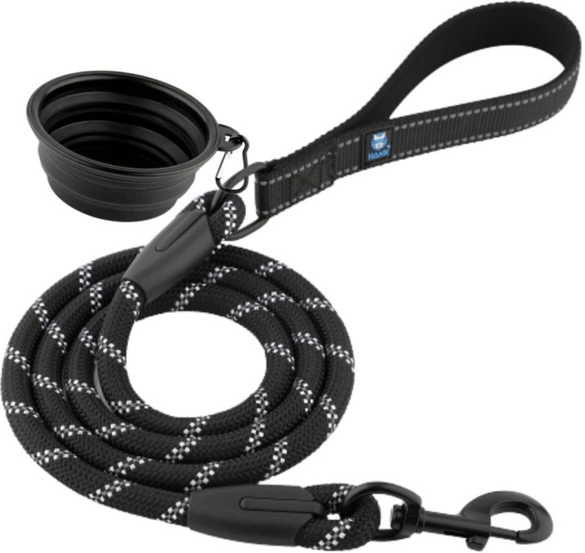 Hank Double Handle Dog Leash - Heavy Duty Nylon Rope Leash for Dogs - 6  Feet 182.88 cm Dog Strap Leash Price in India - Buy Hank Double Handle Dog  Leash 